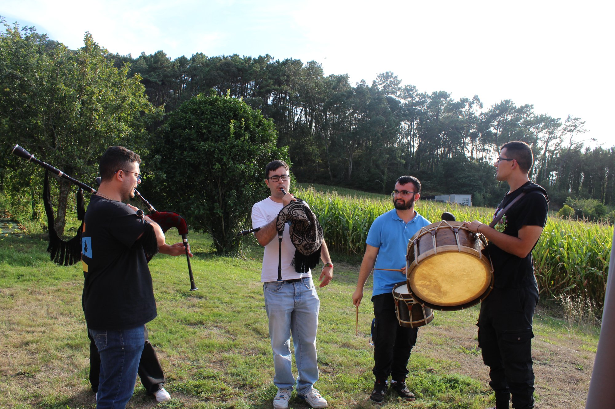Ensaio ao aire libre
